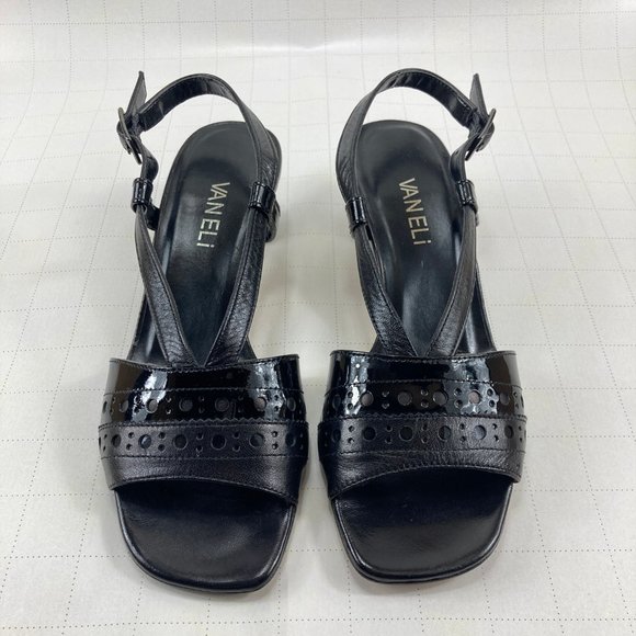 Van Eli Black Heels Women's Size 6 - Picture 3 of 12